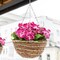 Realistic Artificial Flower Hanging Basket: Perfect for Indoor or Outdoor Decor